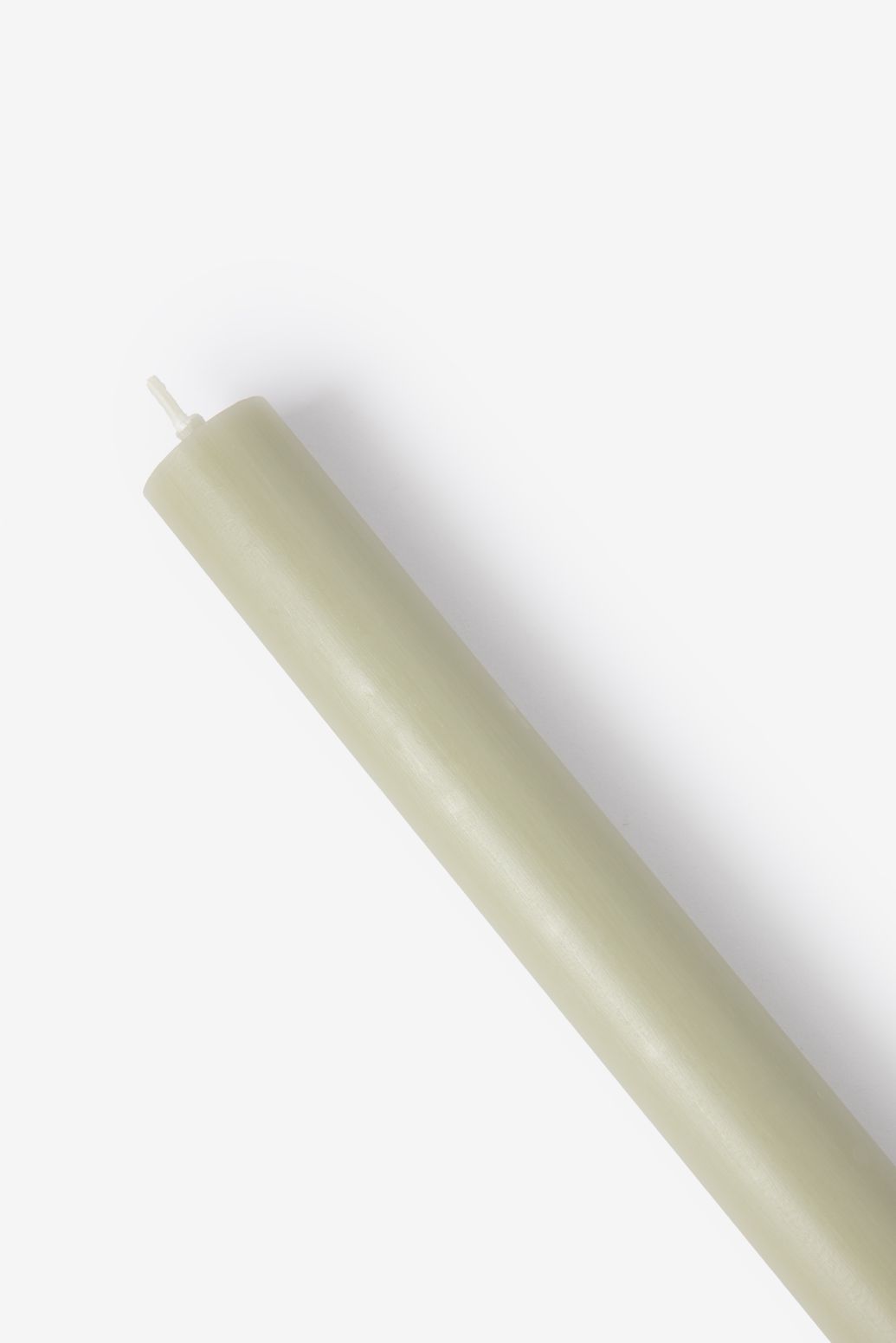 Petites bougies chandelier - gris vert