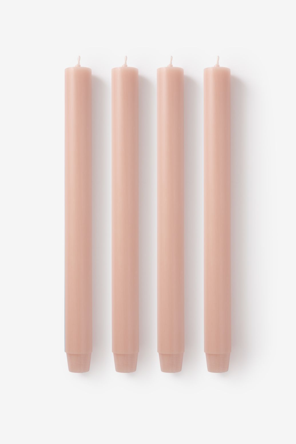 Petites bougies chandelier - nude