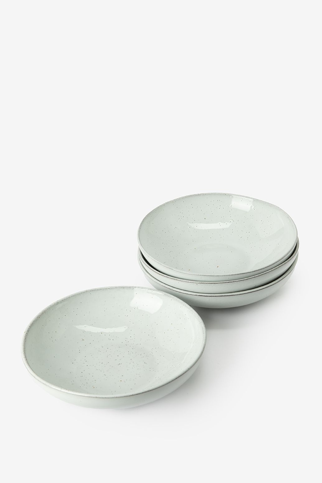 Assiettes à pâtes Grey Glaze