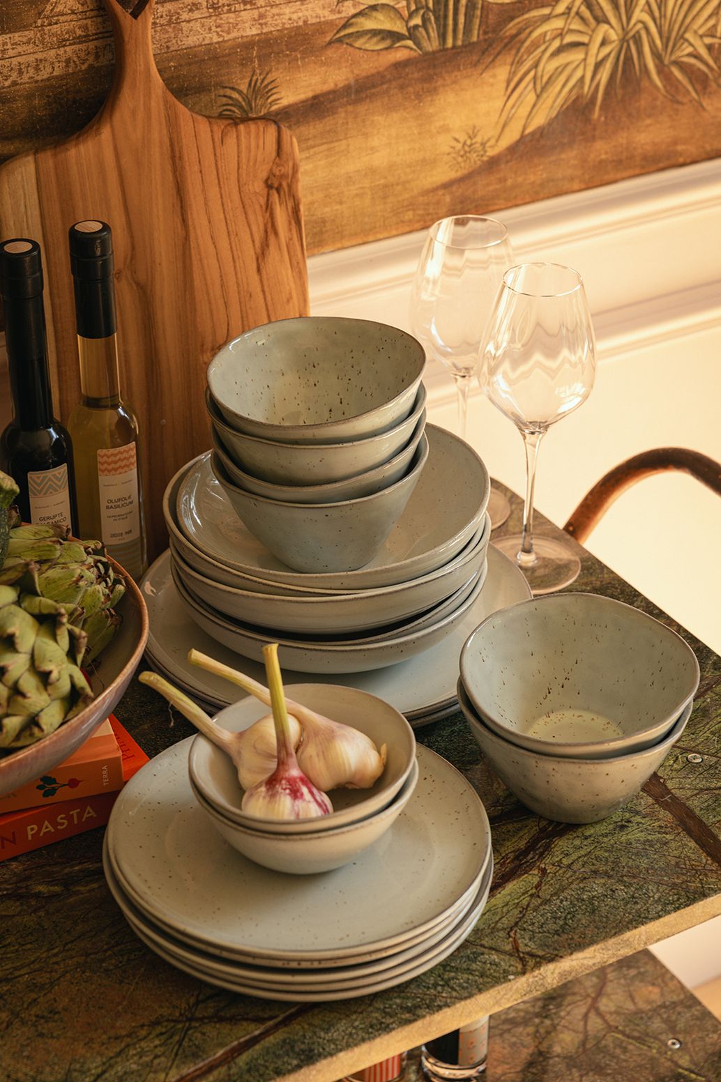 Bol profond Grey Glaze