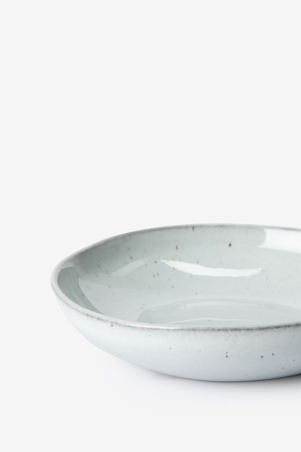 Frühstücksteller Grey Glaze