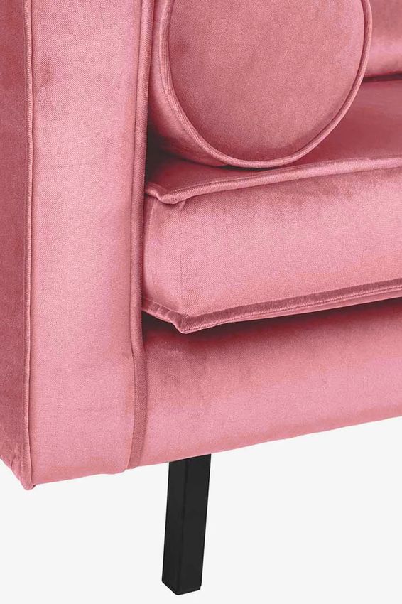 Amsterdam velvet bank 4-zits juke pink
