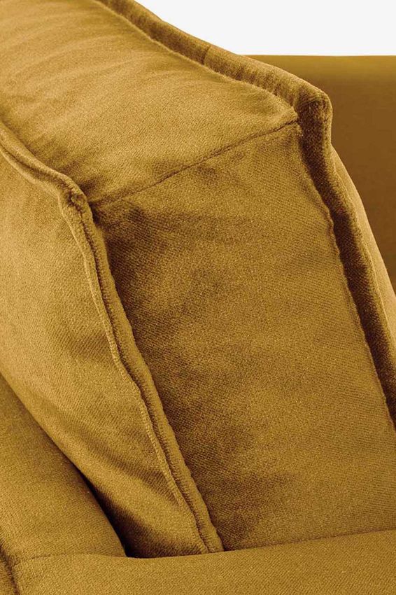 Amsterdam velvet loveseat juke oker