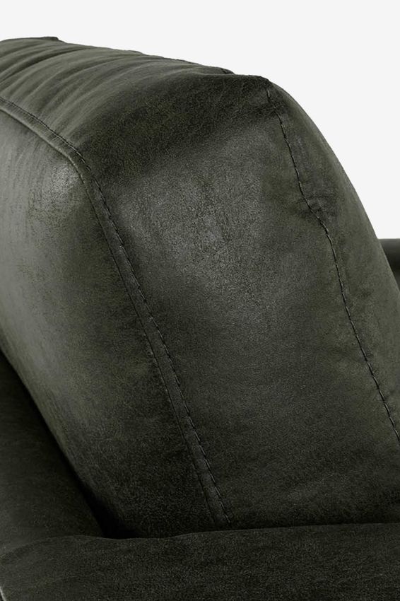 Amsterdam leer clean fauteuil groen