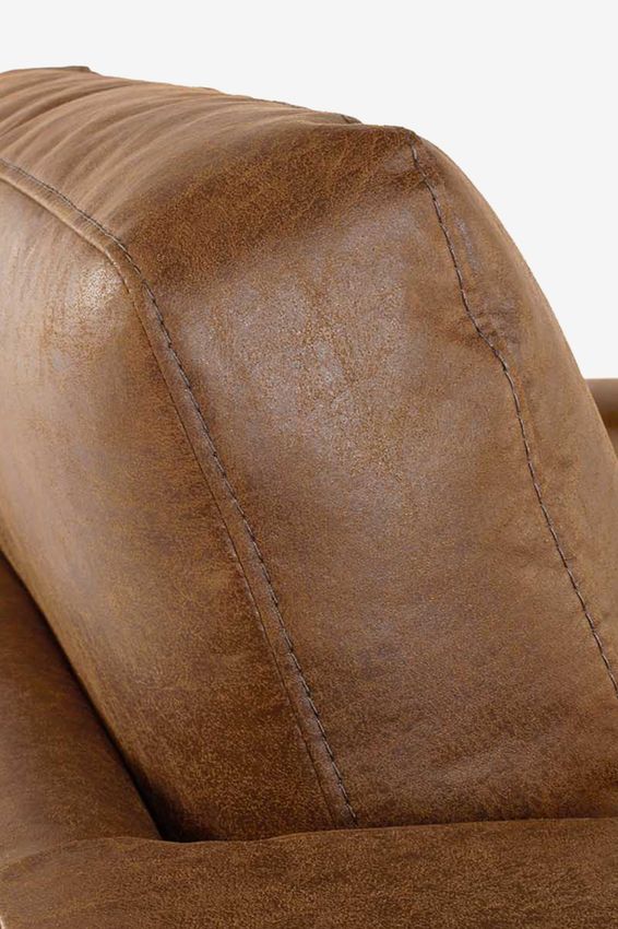 Amsterdam leer clean fauteuil bruin