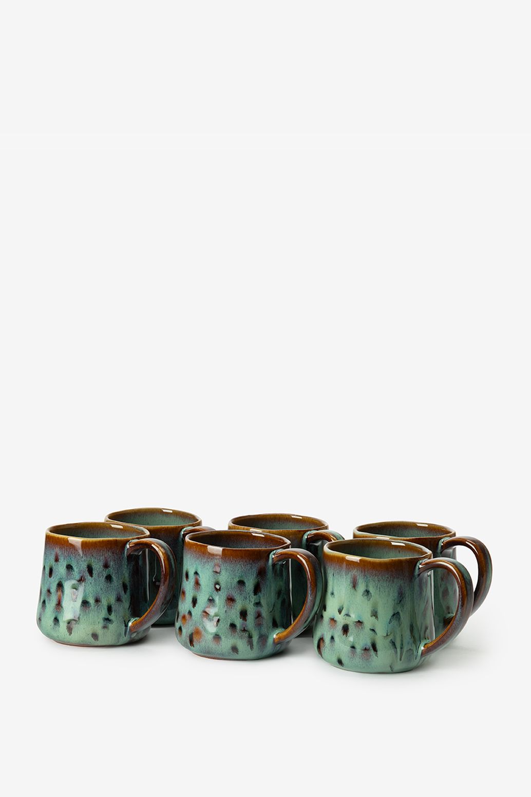 Mugs porcelaine avec anse - bleu