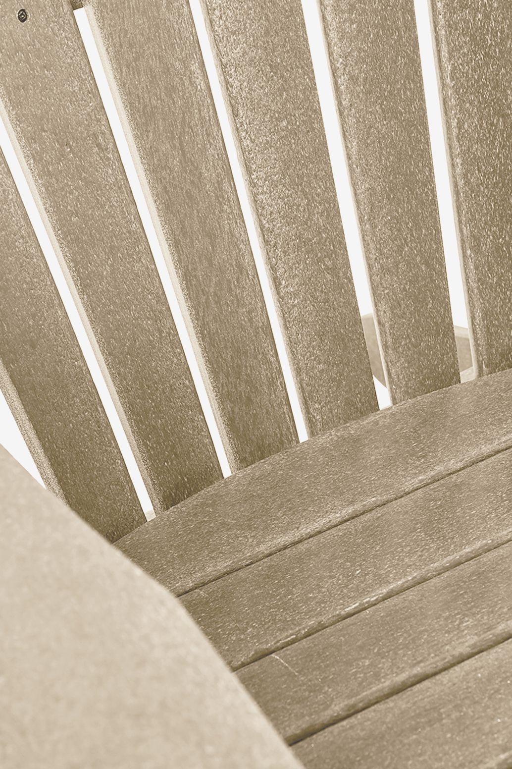 Lichtbruine fanback chair