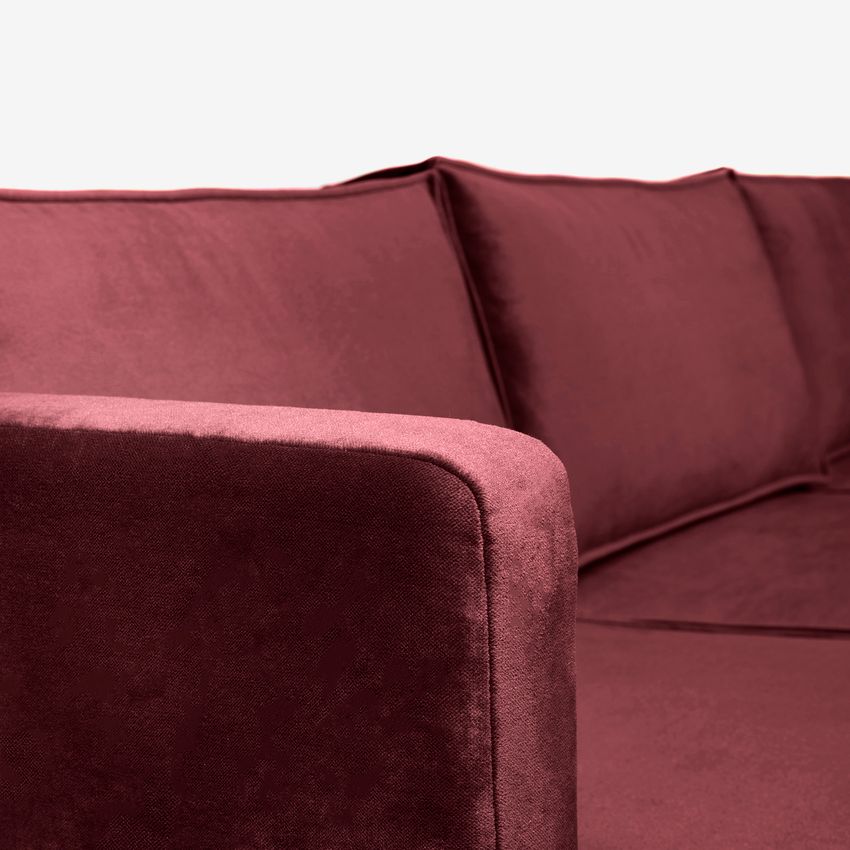 The Duchess Samtsofa 3,5-Sitzer - rot