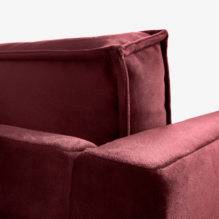 The Duchess Samtsofa 3,5-Sitzer - rot