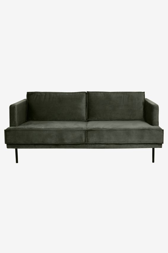 The Duchess 2,5-zits velvet bank Juke Dark green hunter