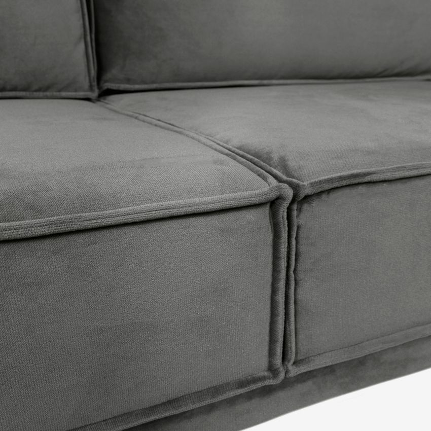 The Duchess Samtsofa 2,5-Sitzer - anthrazit