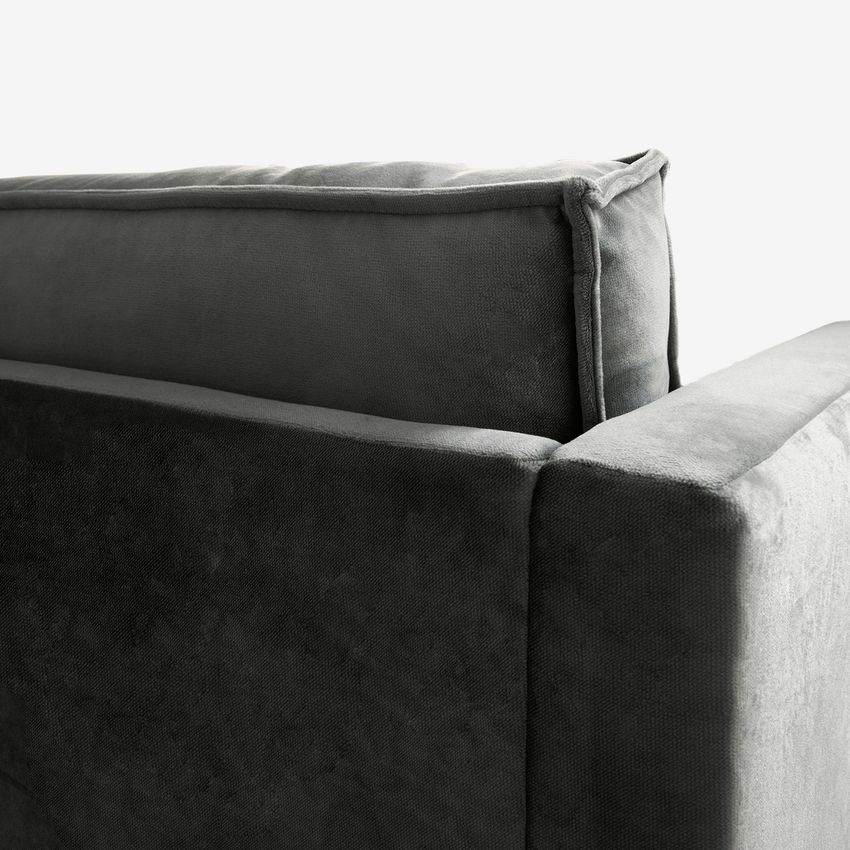 The Duchess Samtsofa 2,5-Sitzer - anthrazit