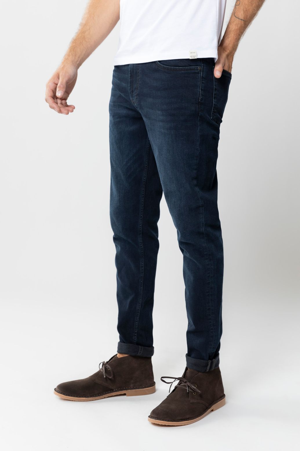 Stretch-Jeans - dunkelblau