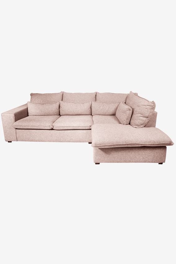 Baron bank 2.5-zits lounge rechts Baqueira roze karamel melee