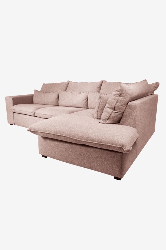 Baron bank 2.5-zits lounge rechts Baqueira roze karamel melee