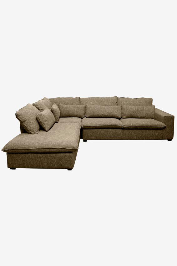 Baron bank 3.5-zits lounge links Unit groen melee