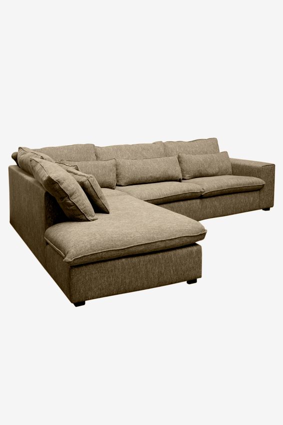 Baron bank 3.5-zits lounge links Unit groen melee
