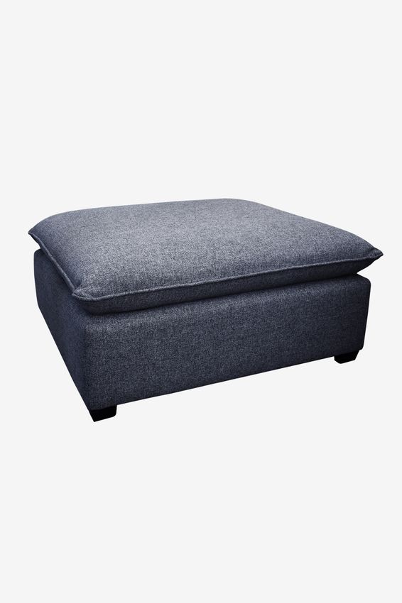 Baron hocker Unit donkerblauw melee