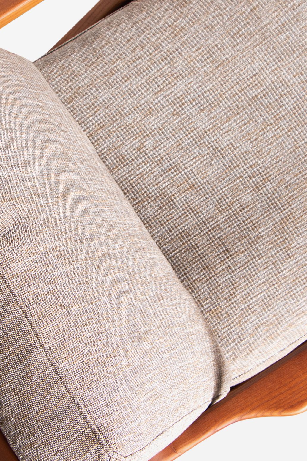 Chaise en bois Mid-Century