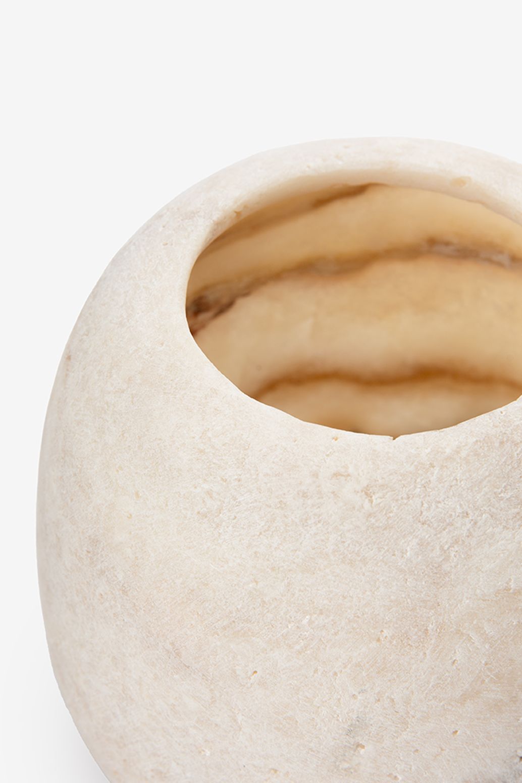 Ecru waxinelichthouder alab