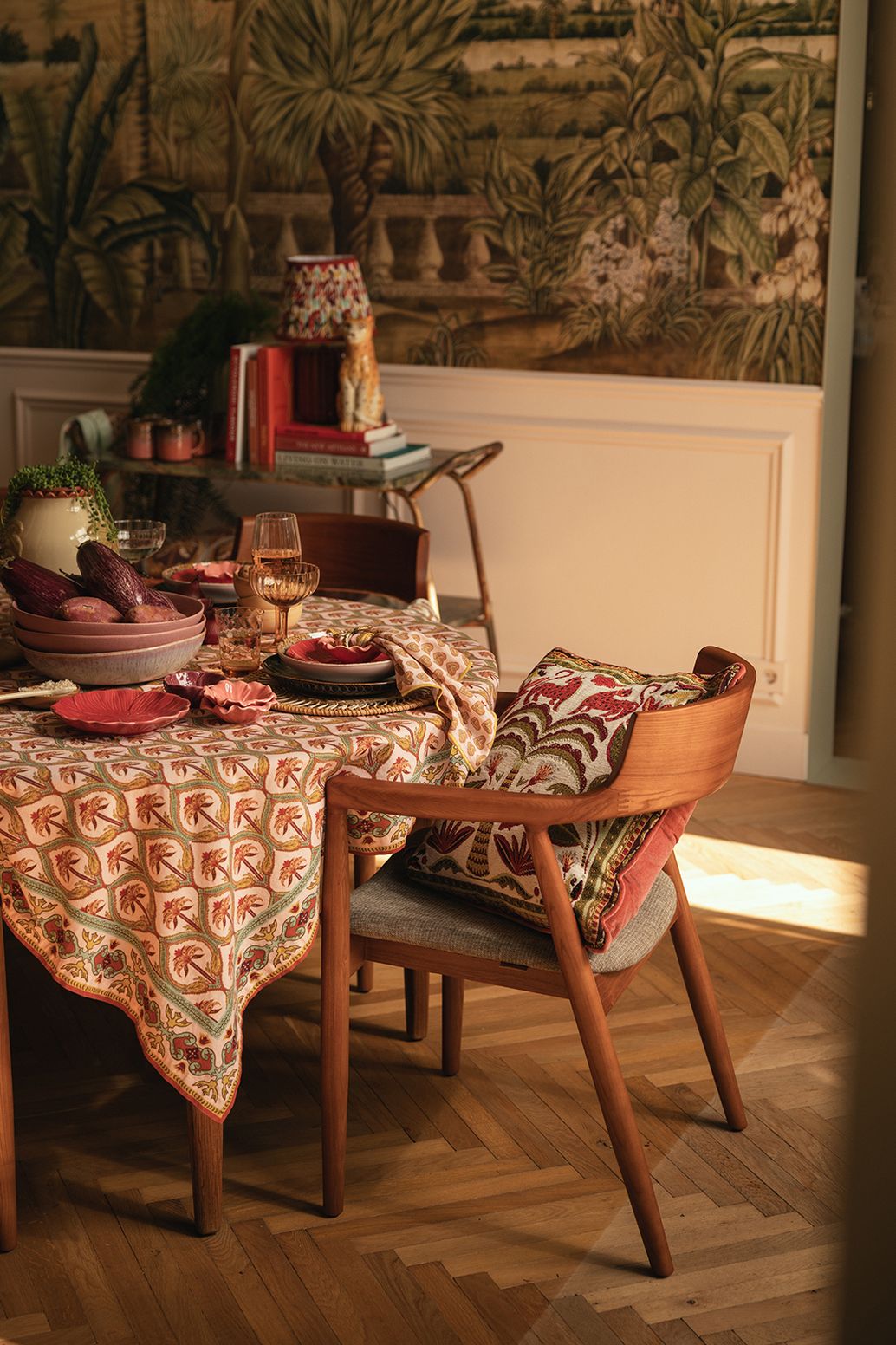 Chaise de salle à manger en bois giulia