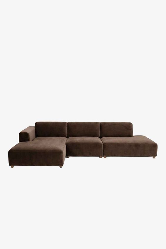 Earl velvet otto longue links Juke Espresso