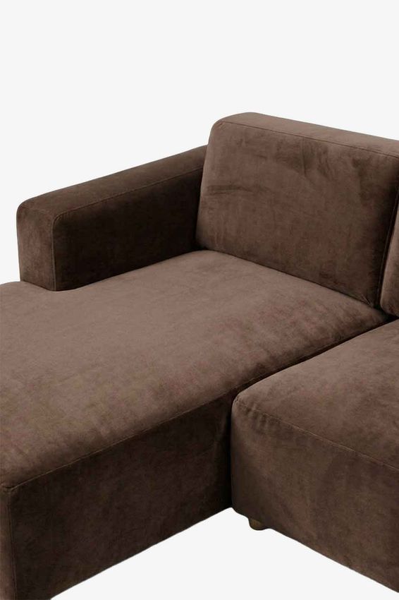 Earl velvet otto longue links Juke Espresso