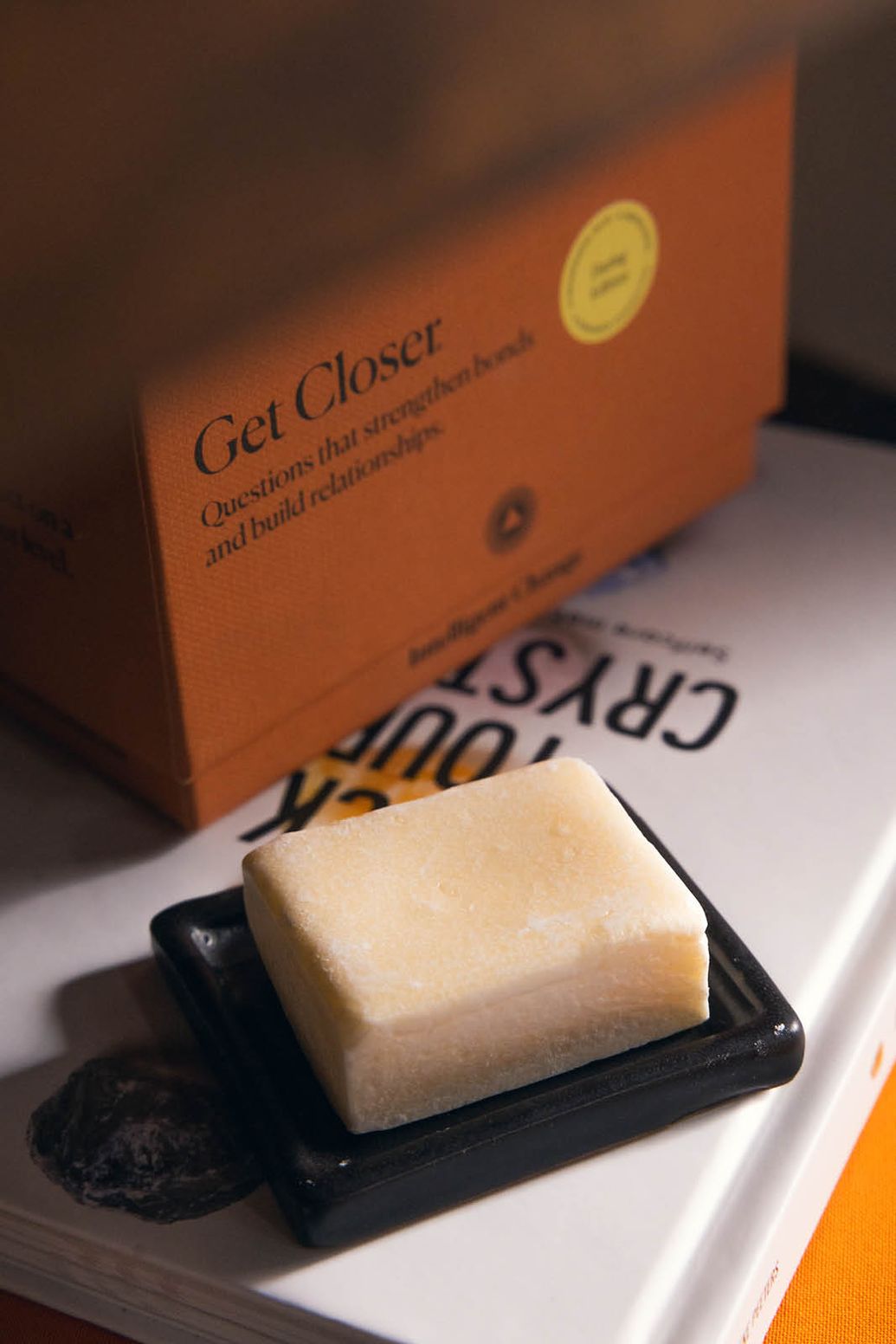 Petit plateau céramique vernie - marron foncé