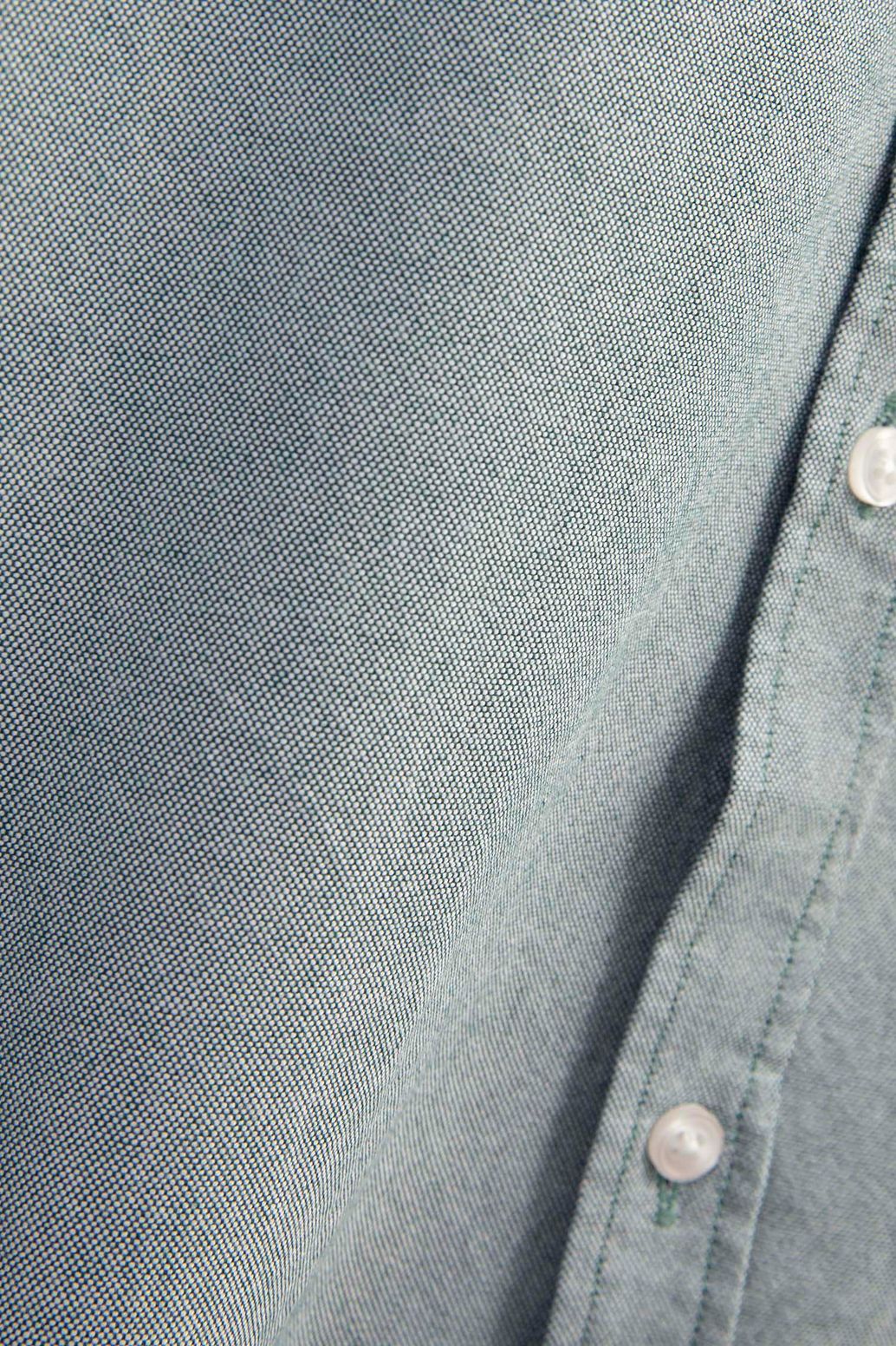 Chemise en coton Oxford - vert