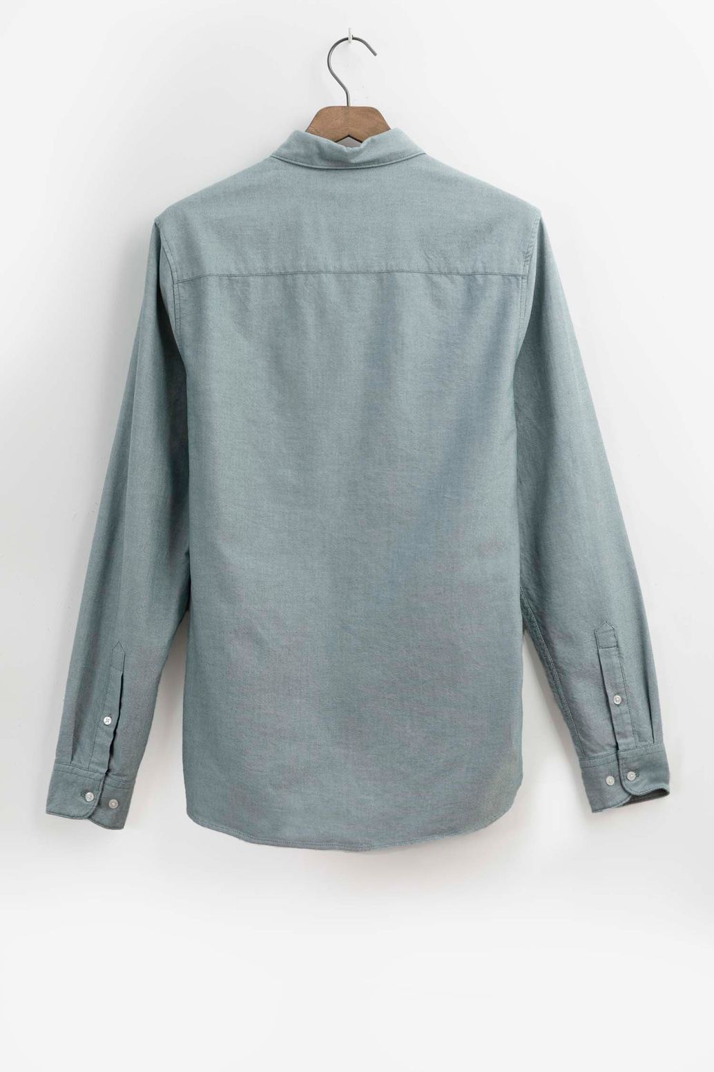 Chemise en coton Oxford - vert