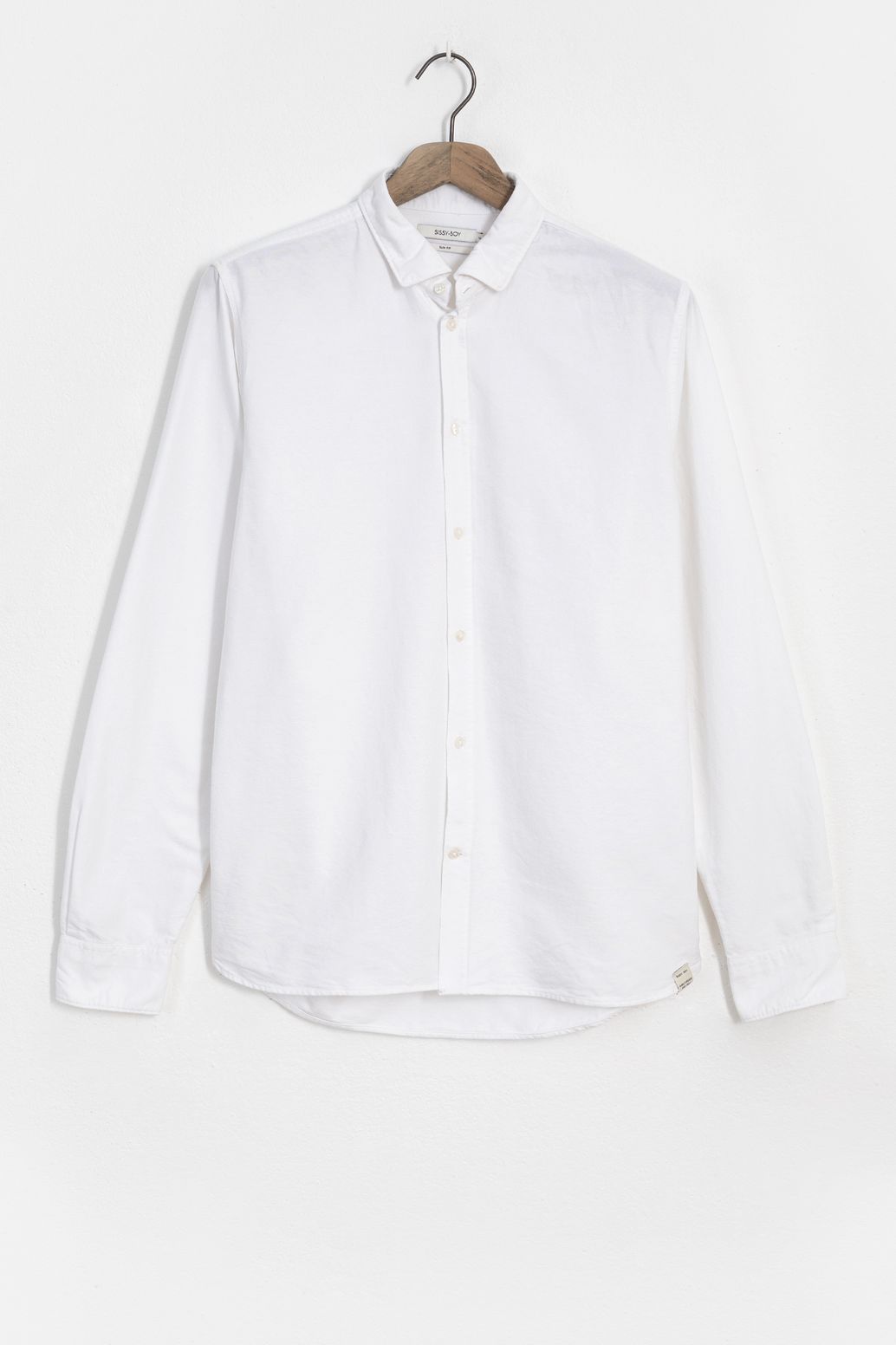Chemise en coton Oxford - blanc