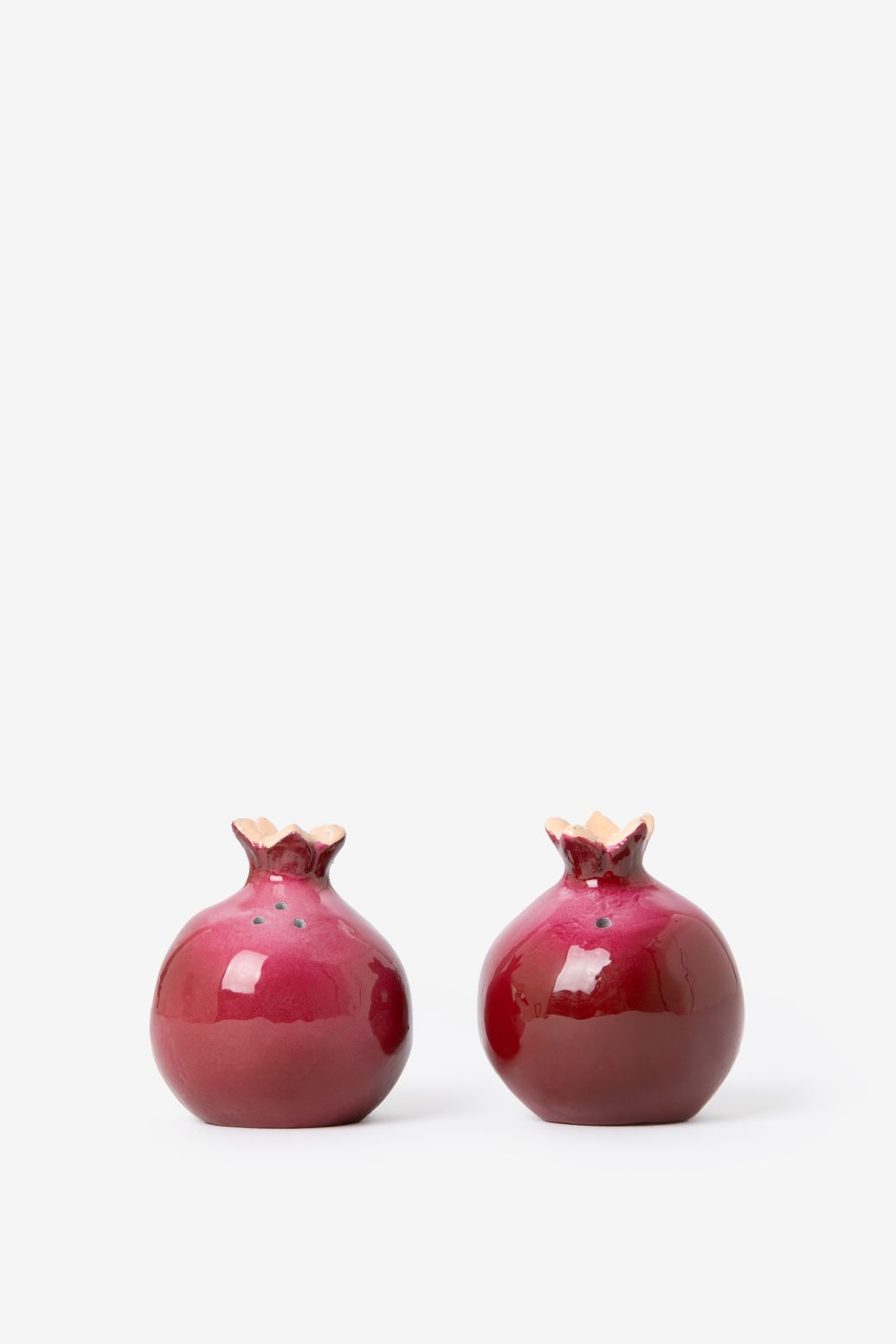Peper en zout stel pomegranate