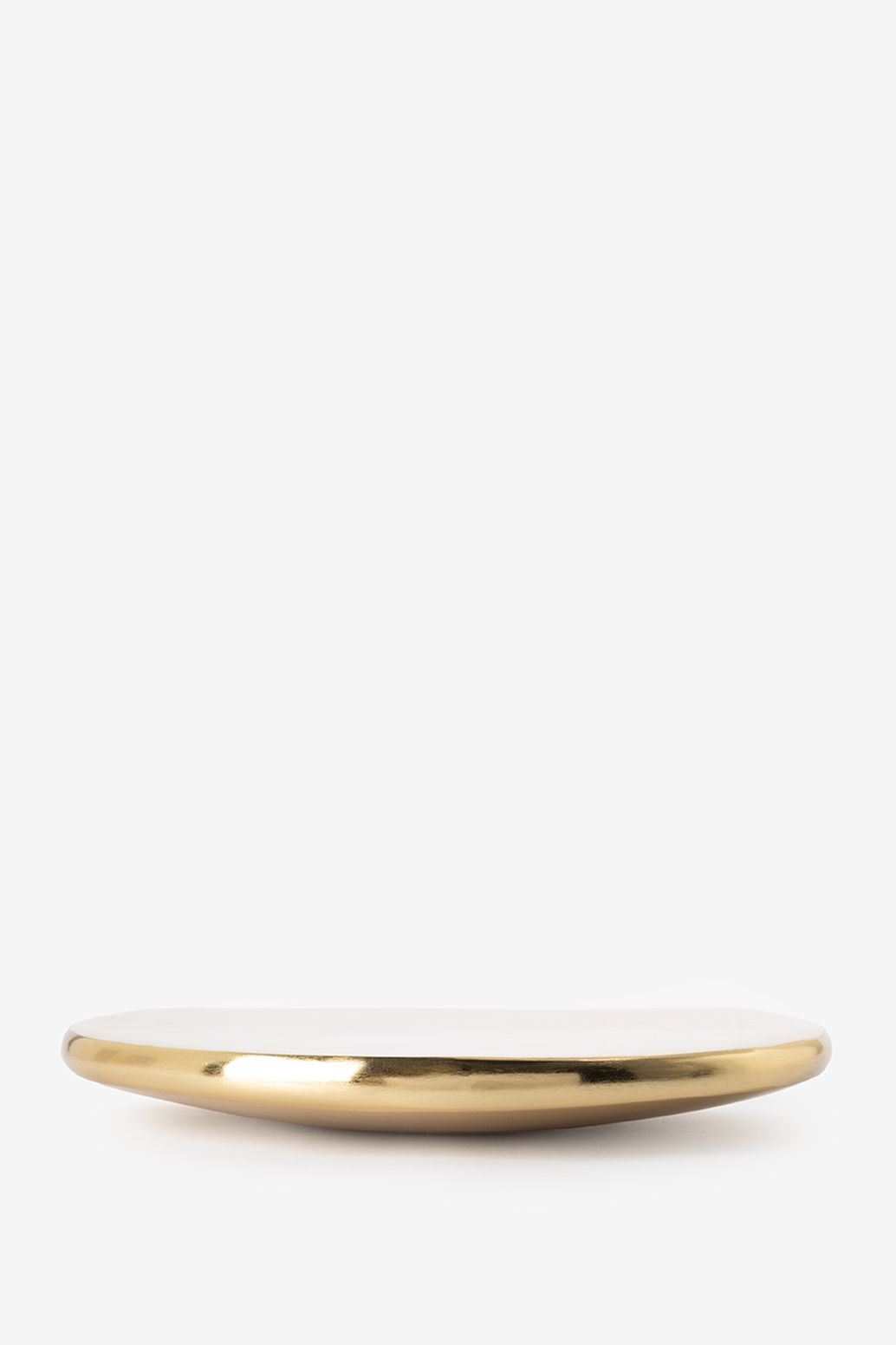 Schwebendes Messingregal small - goldfarben