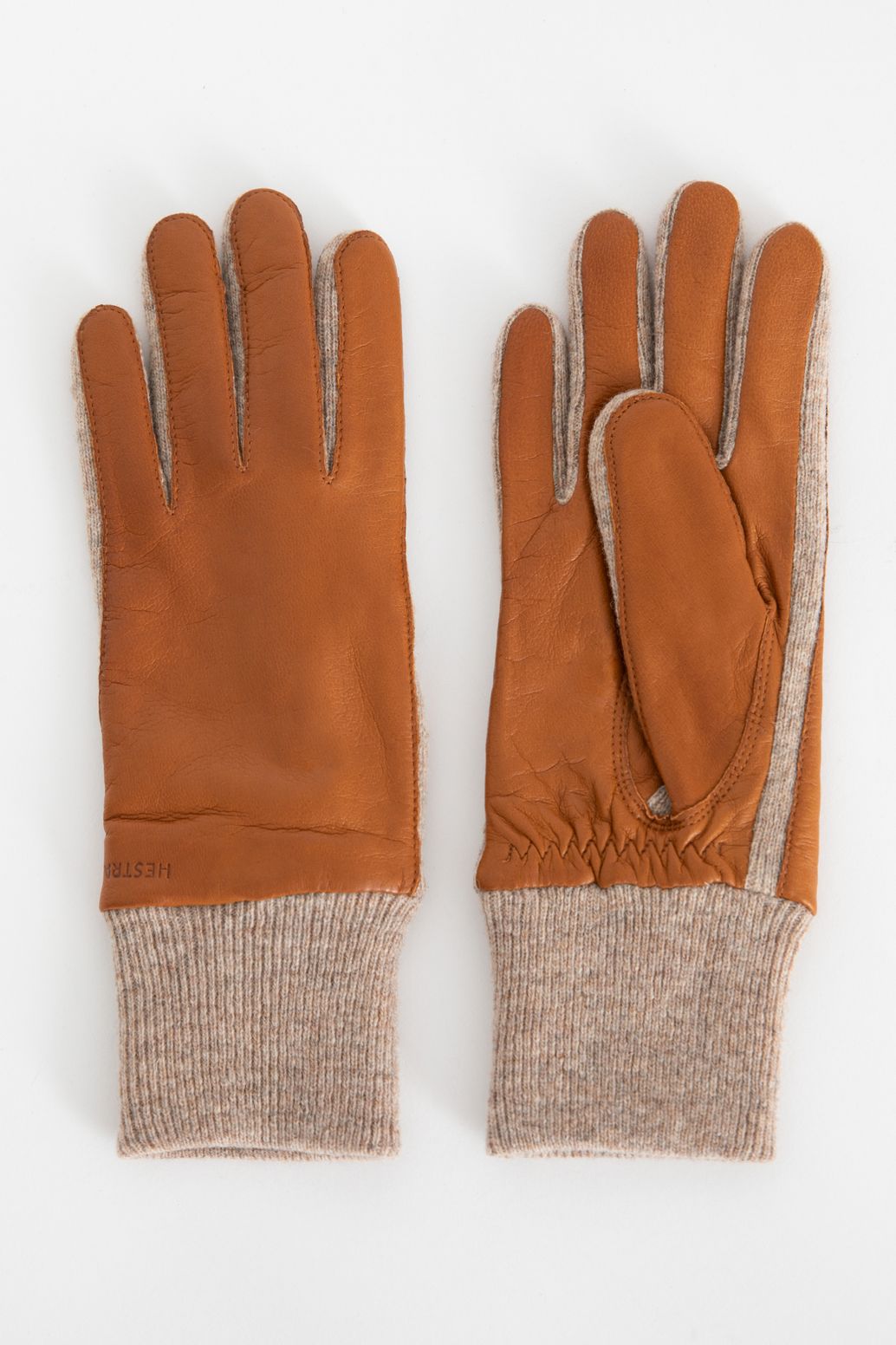 Hestra Gants en cuir - marron