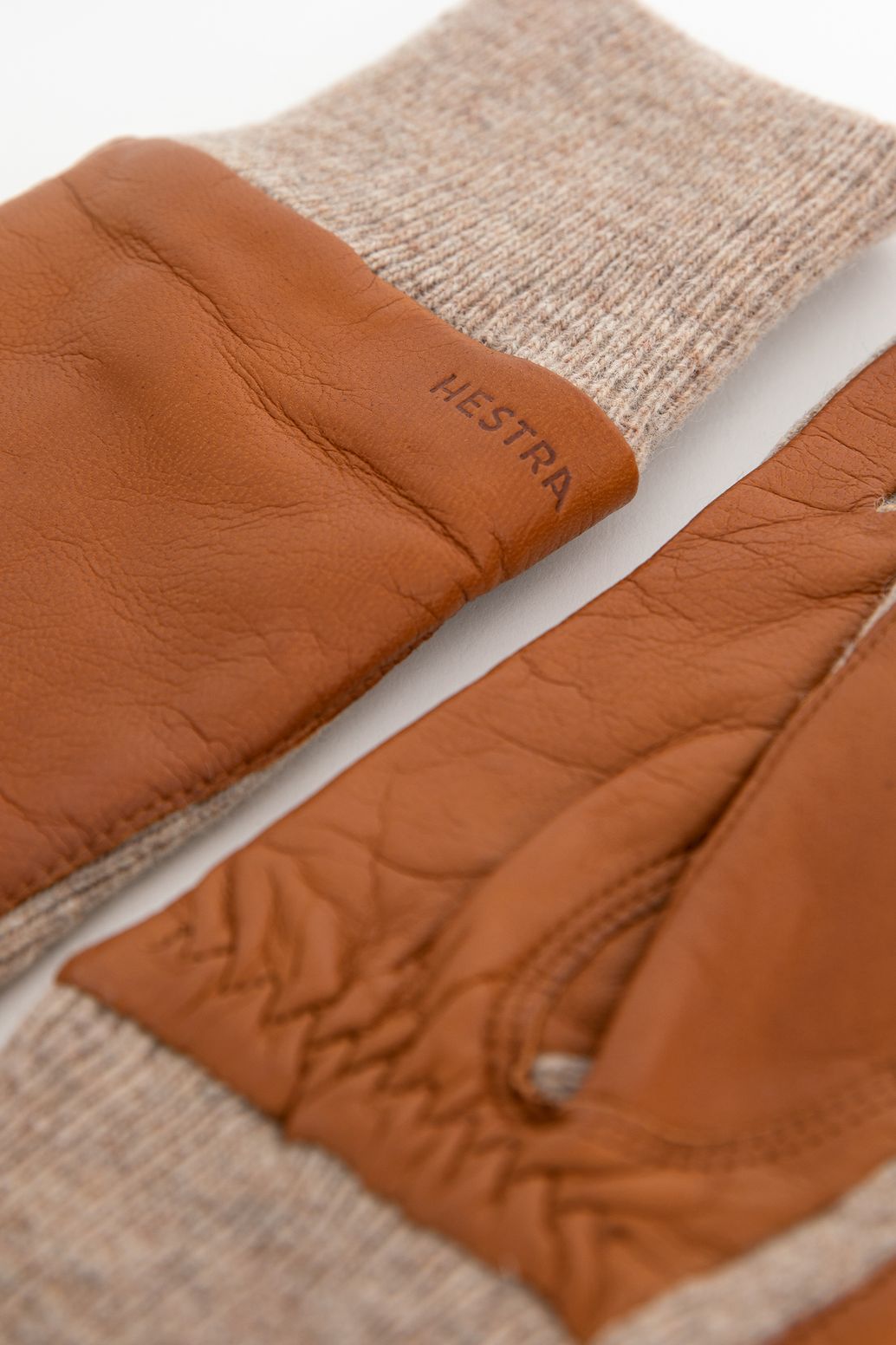 Hestra Gants en cuir - marron