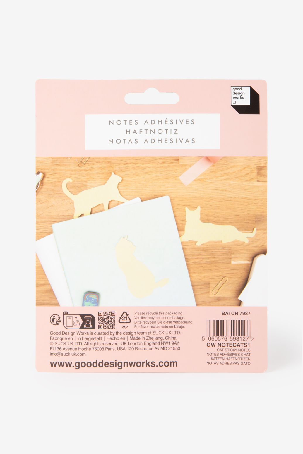 Cat sticky notes