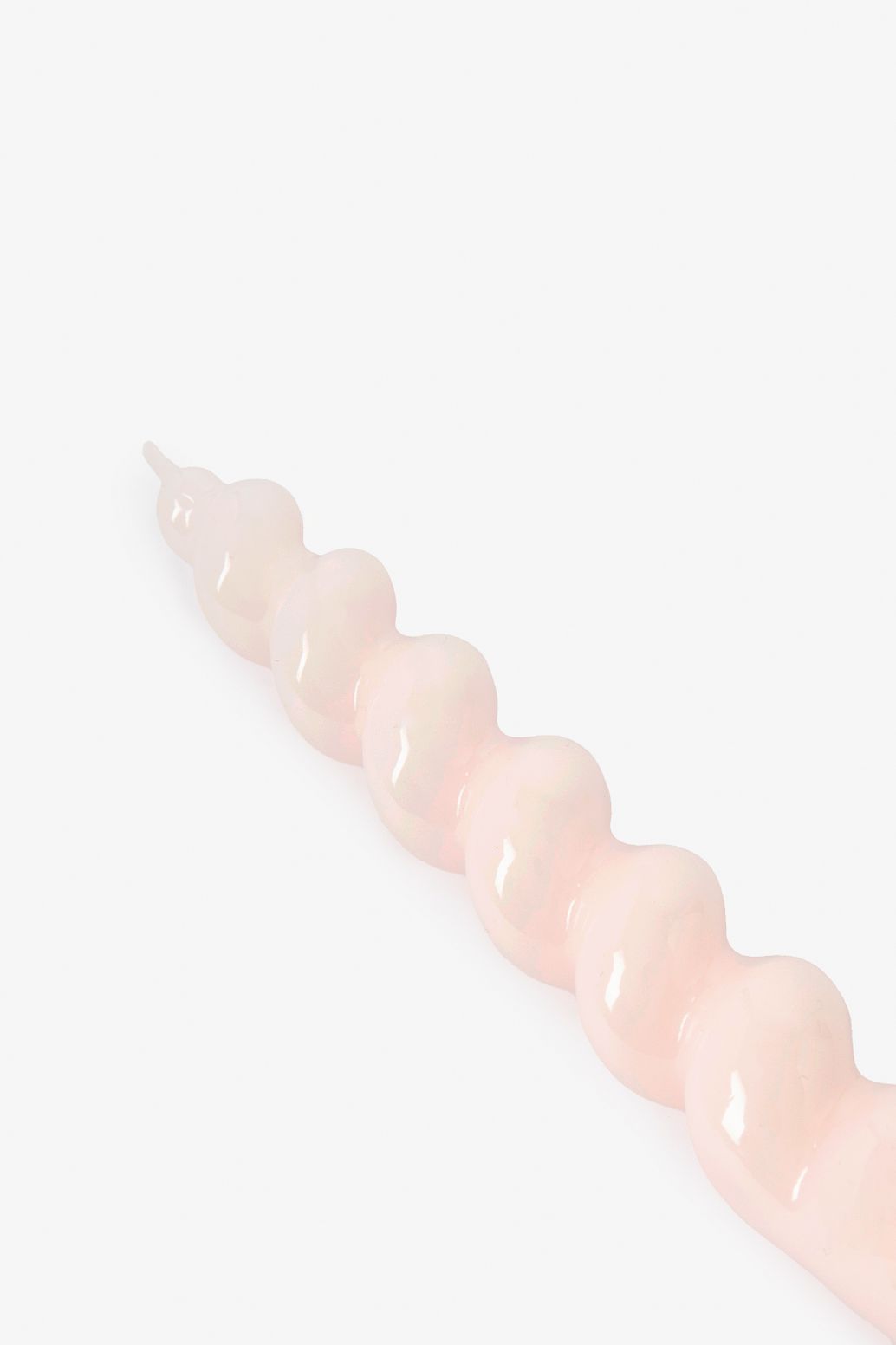 Gedrehte Kerzen 18 cm - hellrosa