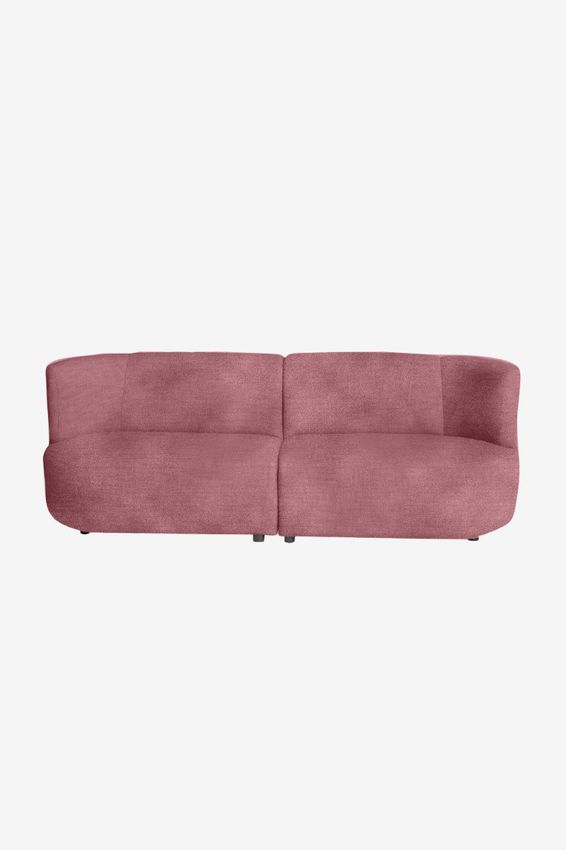 Empress velvet 3-zits bank Juke pink