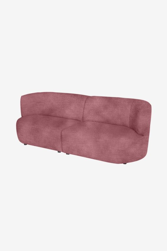 Empress velvet 3-zits bank Juke pink