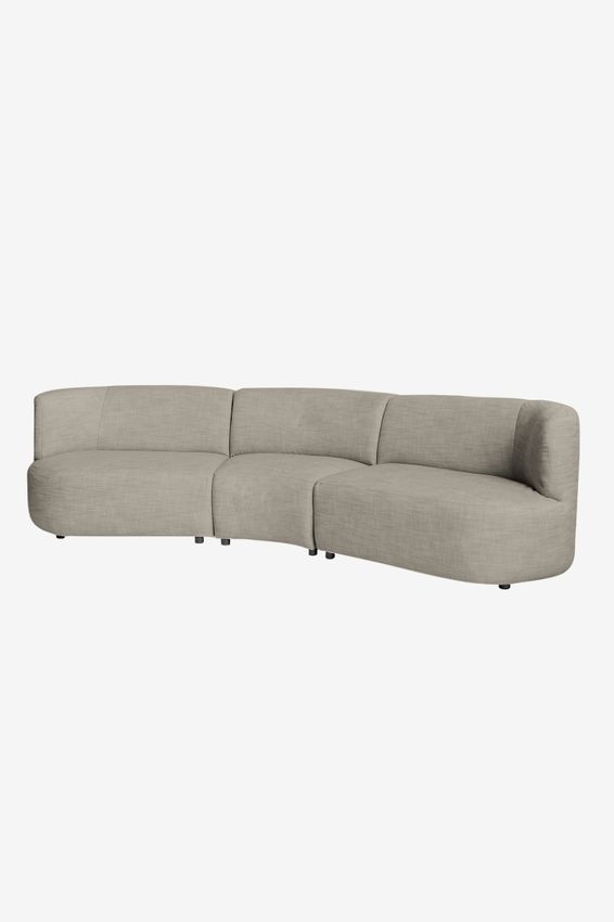 Empress 3,5-zits bank Lucera brown