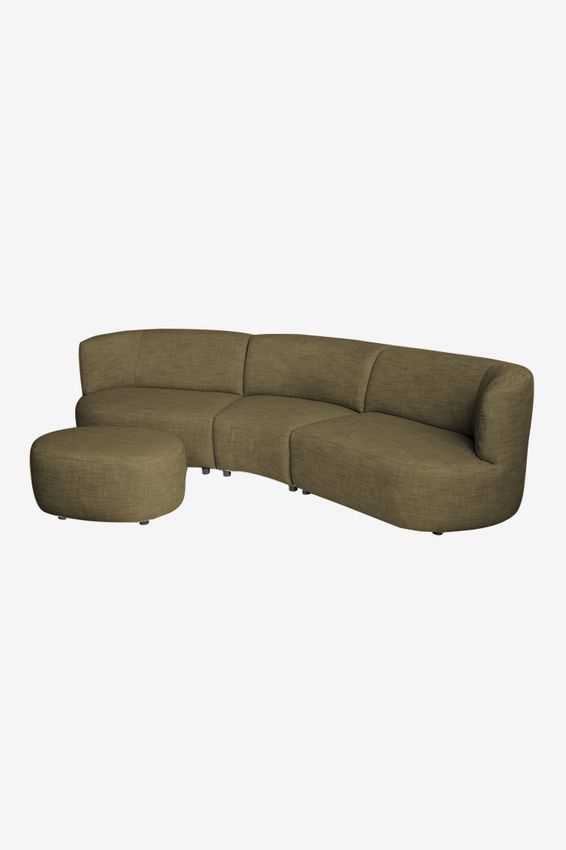 Empress hocker soil army green
