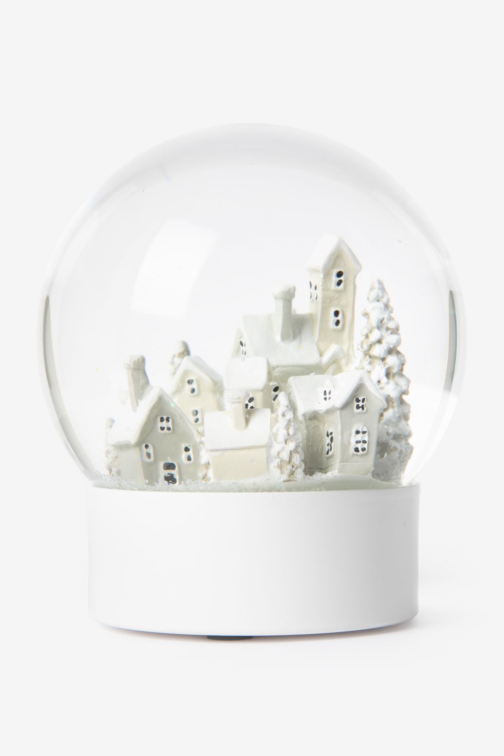 Sneeuwbol met huisjes