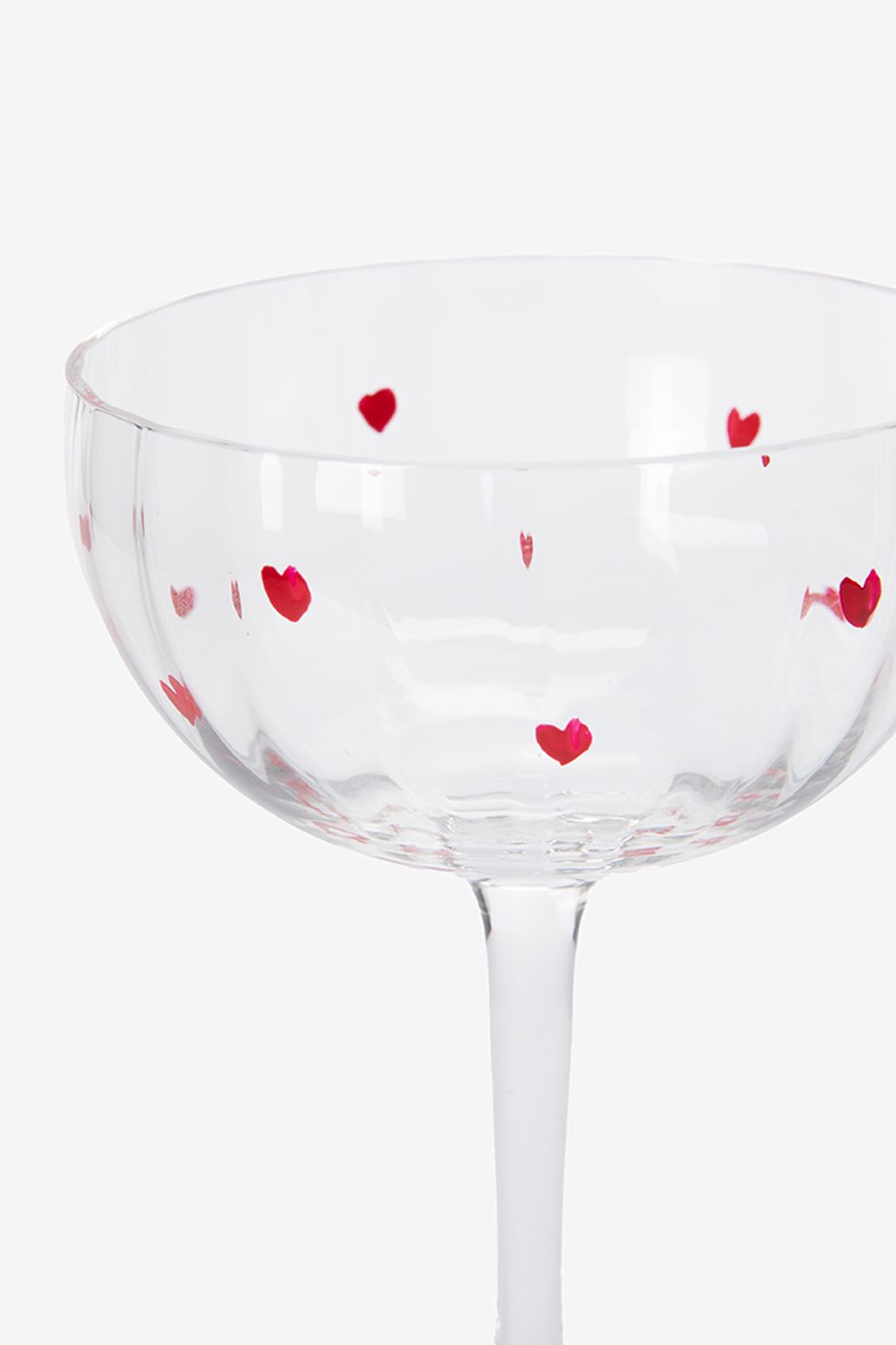 Champagneglazen met hartjes