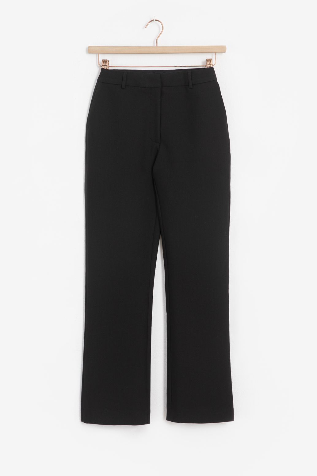 Pantalon coupe droite - noir