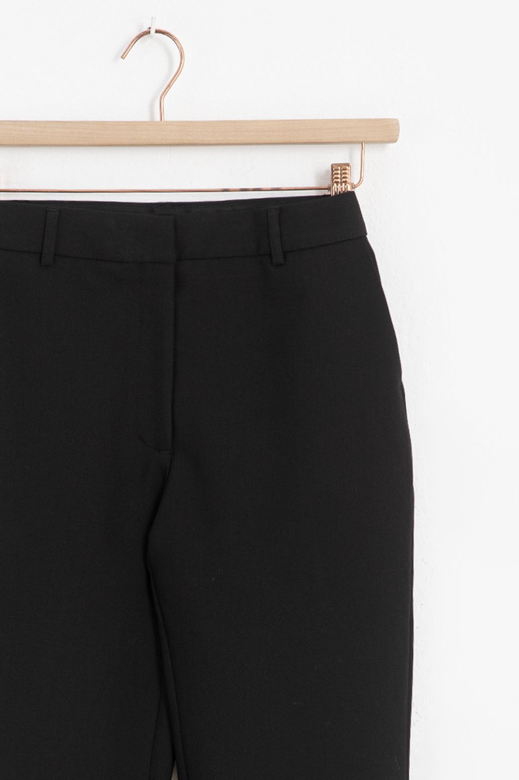 Pantalon coupe droite - noir