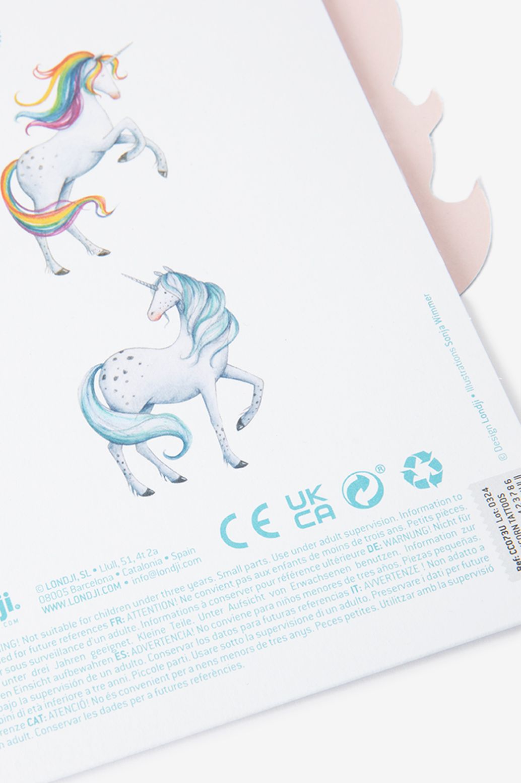 Grands tatouages Licorne 10 pièces