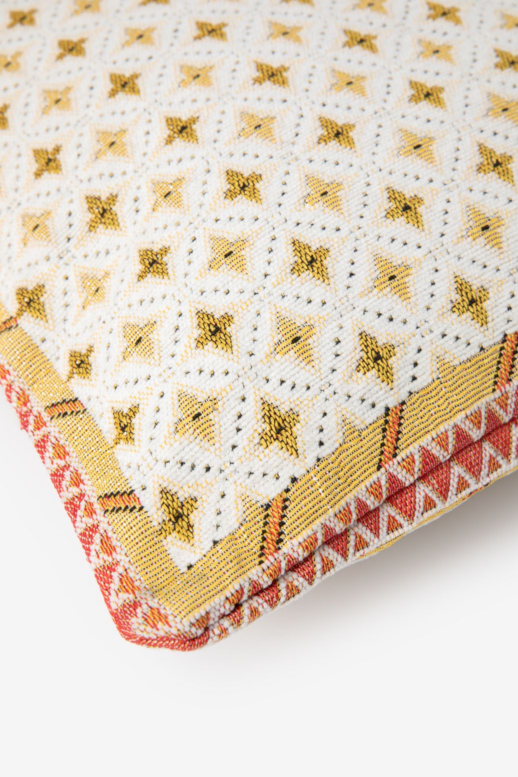 Coussin arch graphic - jaune clair