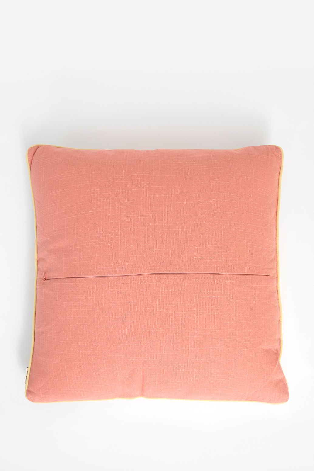 Coussin avec fleurs brodées - multicolore