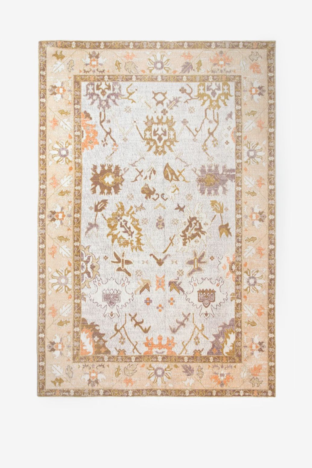 Tapis avec imprimé - jaune clair