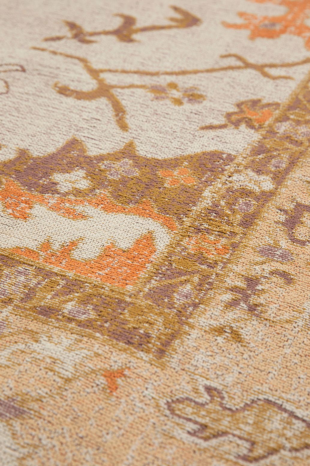 Tapis avec imprimé - jaune clair